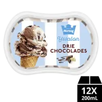 Hertog Ijssalon mini drie chocolades