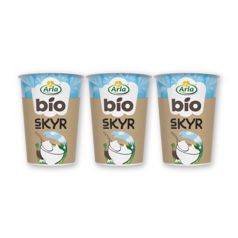 Arla Biologisch skyr naturel yoghurt 2-pack