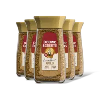 Douwe Egberts Excellent gold oploskoffie 5-pack