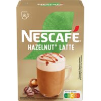 Een afbeelding van Nescafé Hazelnut latte oploskoffie