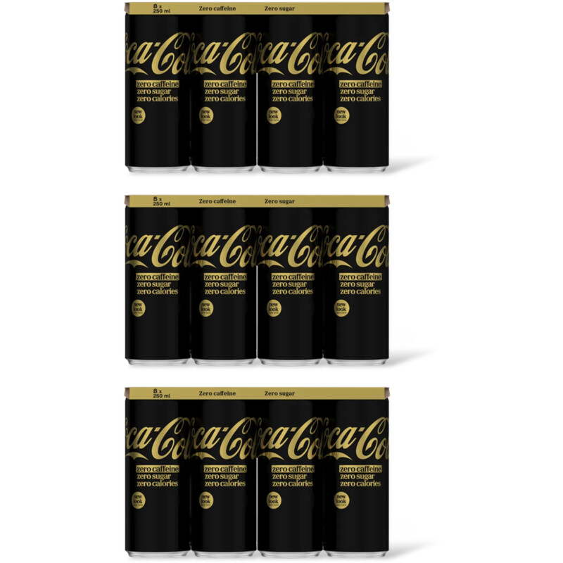Coca-Cola Zero sugar zero caffeïne 24-pack