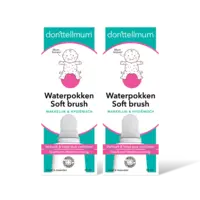 donttellmum Waterpokken soft brush 2-pack