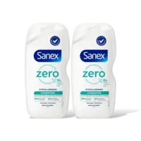 Sanex Zero% hydra douchegel alle huidtypes 2pk