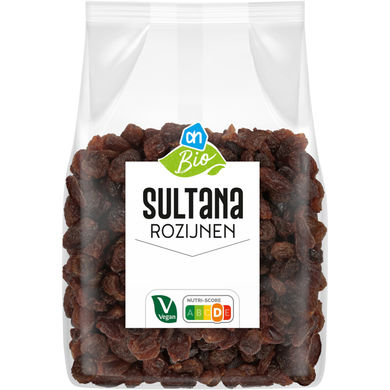 Een afbeelding van AH Biologisch Sultana rozijnen
