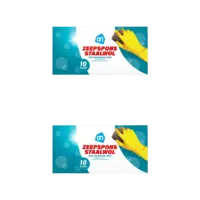 AH Zeepspons staalwol 2-pack