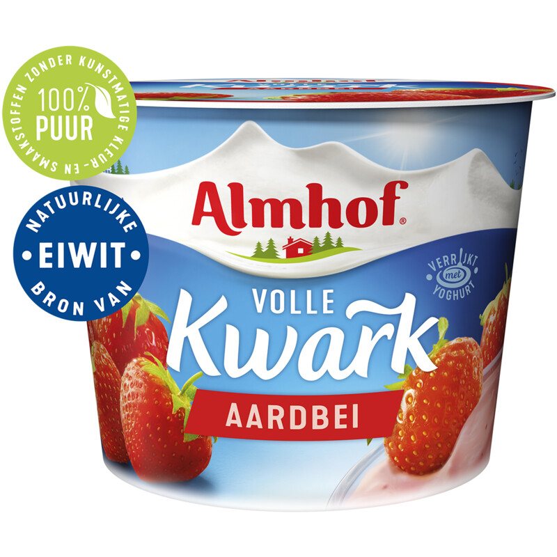 Een afbeelding van Almhof Volle kwark aardbei