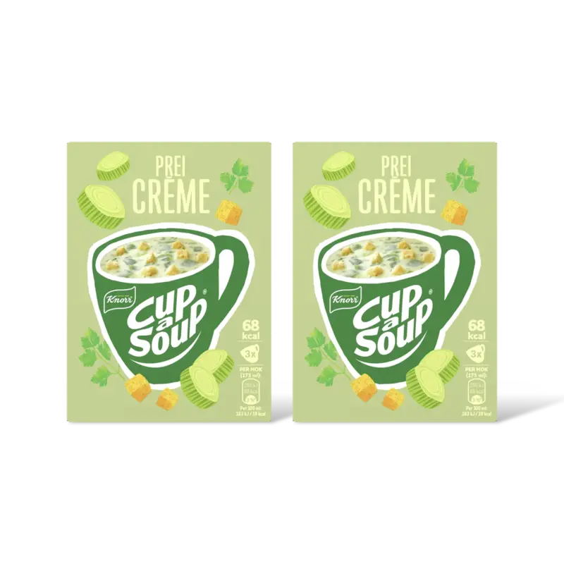 Knorr Cup-a-soup prei créme 2-pack