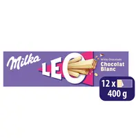 Milka Leo witte chocolade bel