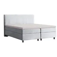 HappyBed Boxspring set 200x200 silver grey