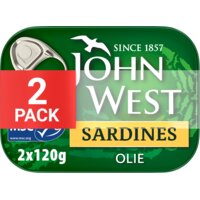 John West Sardines olie 2-pack
