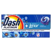 Dash 4in1 platinum pods zeebries bel