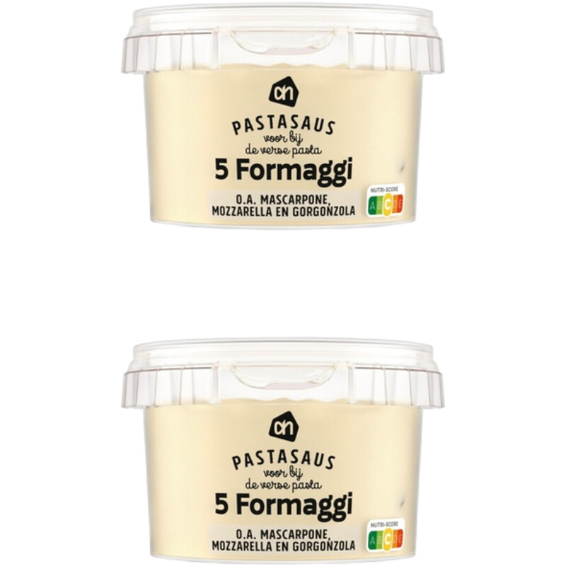 Een afbeelding van AH Pastasaus 5 kazen 2-pack