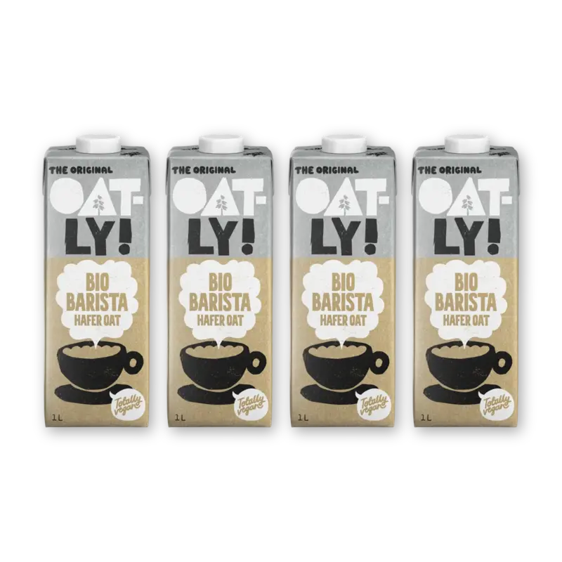 Oatly! Bio barista haver 4-pack