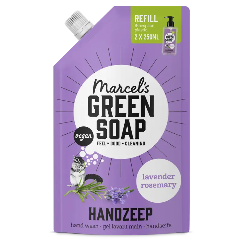 Marcel's Green Soap Handzeep lavender & rosemary navulling