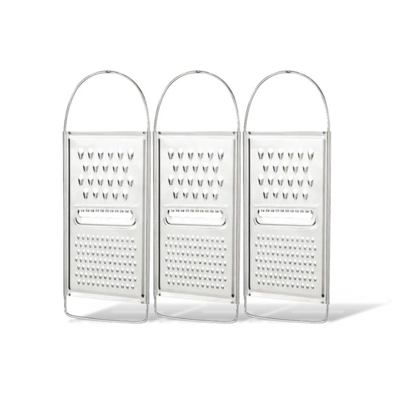 AH Rasp basis rvs 3-pack