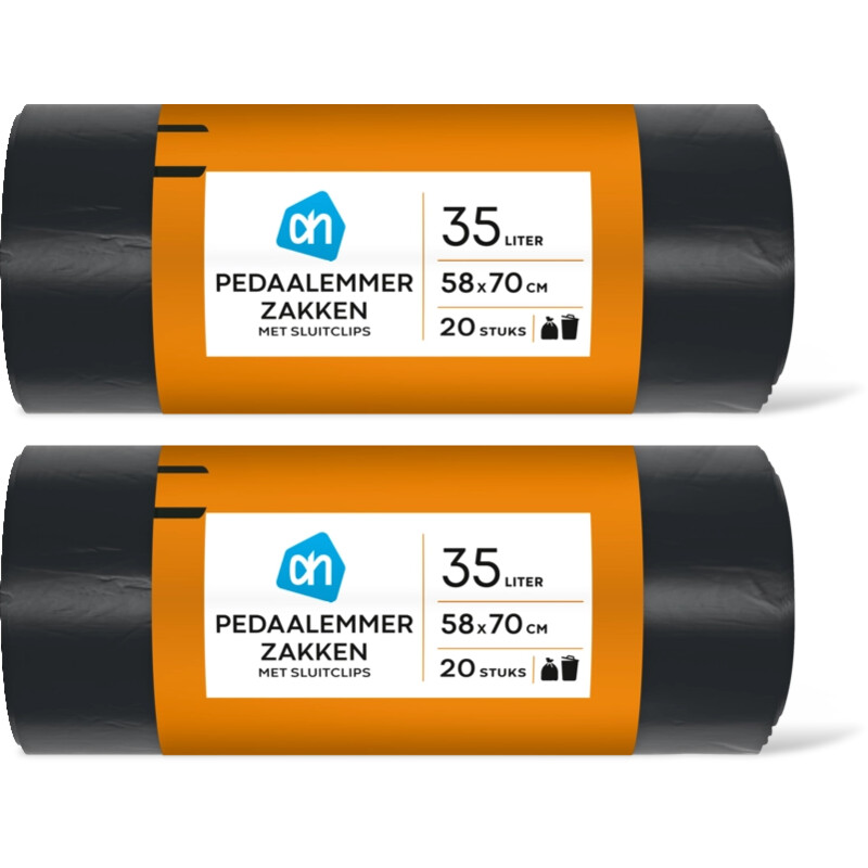 AH Vuilnisemmerzakken 35L 2-pack