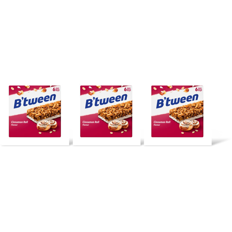 Hero B'tween mueslireep cinnamon roll 3-pack