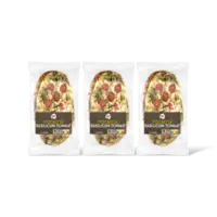 AH Focaccia basilicum tomaat 3-pack