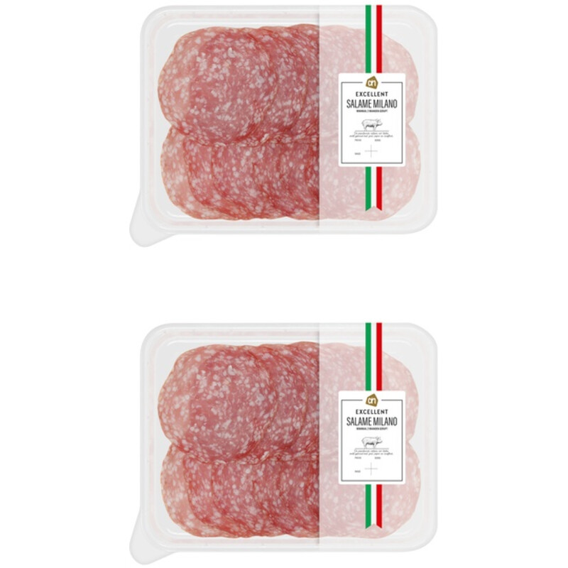 Een afbeelding van AH Excellent Salame milano 2-pack