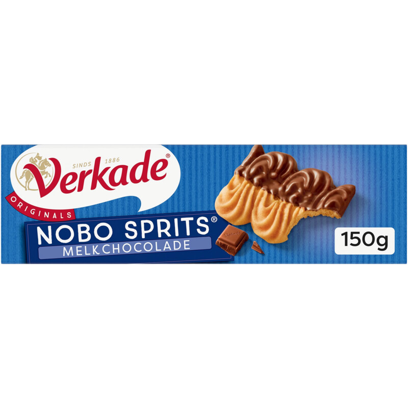 Een afbeelding van Verkade Nobo sprits melkchocolade
