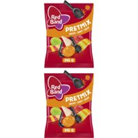 Red Band Pretmix zacht zoet drop 2-pack