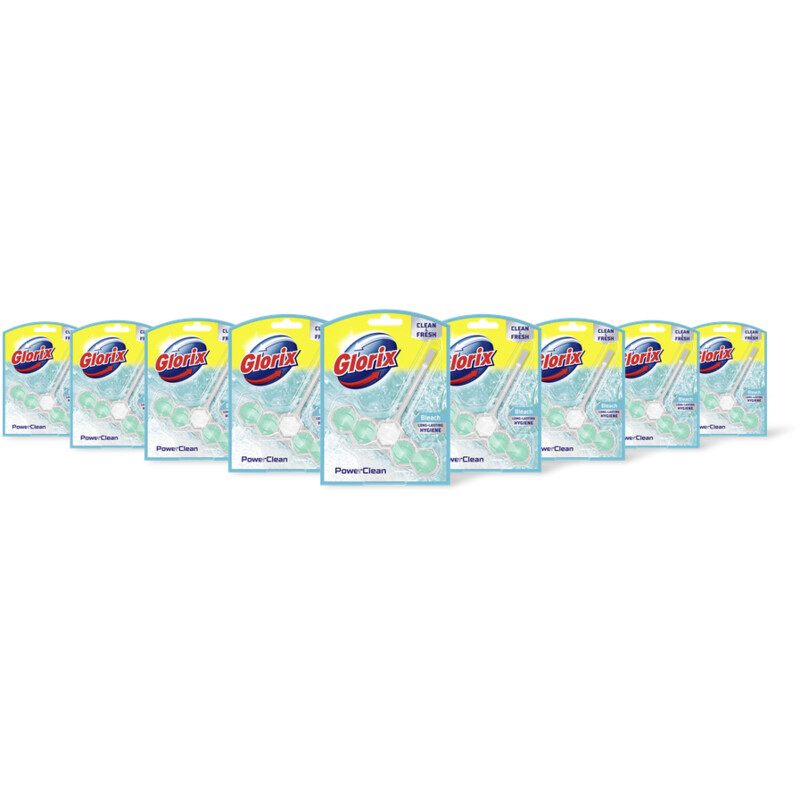Glorix WC blok power 5 met bleek 9-pack