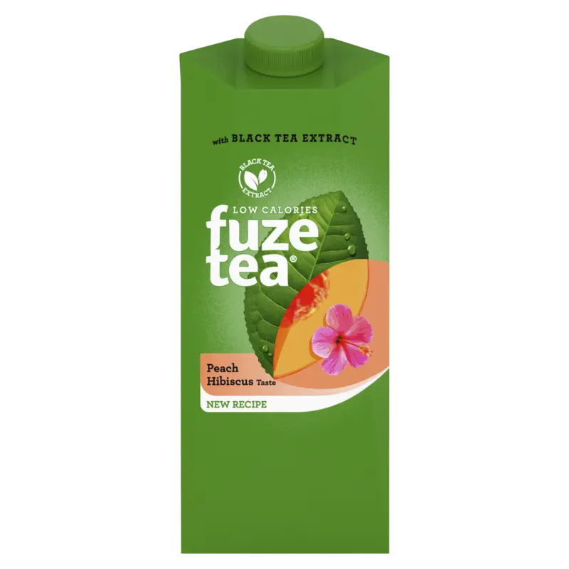 Fuze Tea Black Ice Tea Peach Hibiscus