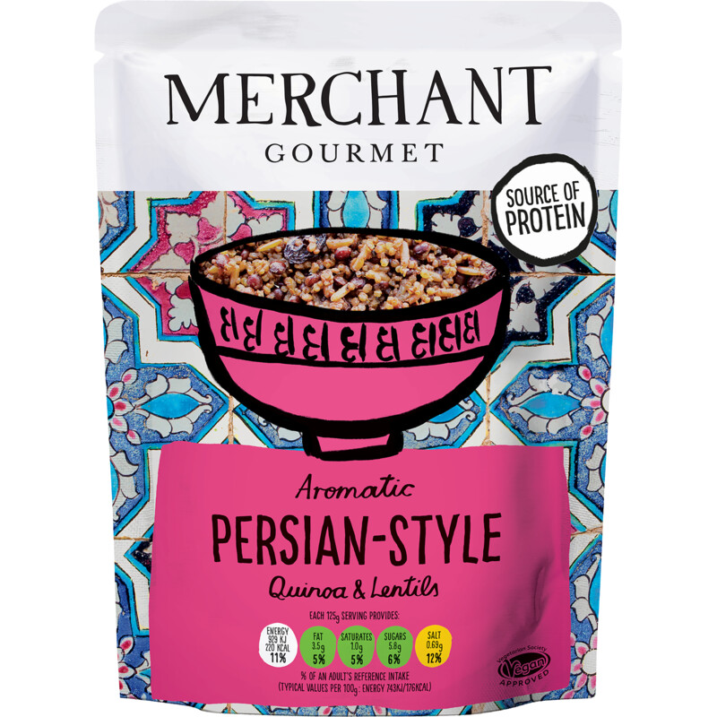 Een afbeelding van Merchant Gourmet Persian style quinoa & lentils