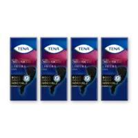 Tena Silhouette noir inlegkruisjes 4-pack