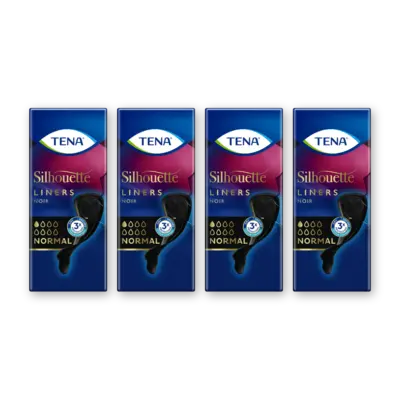 pdp-image-Tena Silhouette noir inlegkruisjes 4-pack