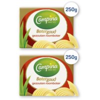Campina Botergoud gezouten roomboter 2-pack