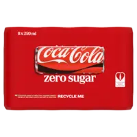 Coca-Cola Zero sugar 8-pack bel