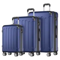 TRVLMORE Kofferset 20/24/28'' donkerblauw