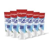 Colgate Triple action extra white tandpasta 6pk