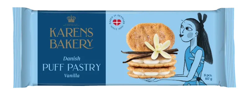 Danish puff pastry vanilla