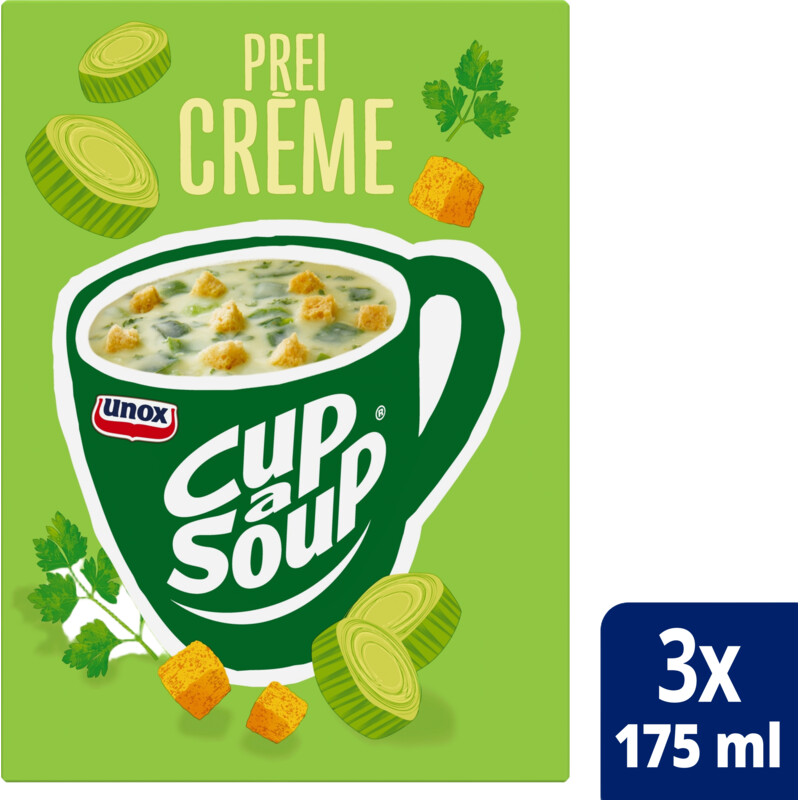 Een afbeelding van Unox Cup-a-soup prei créme