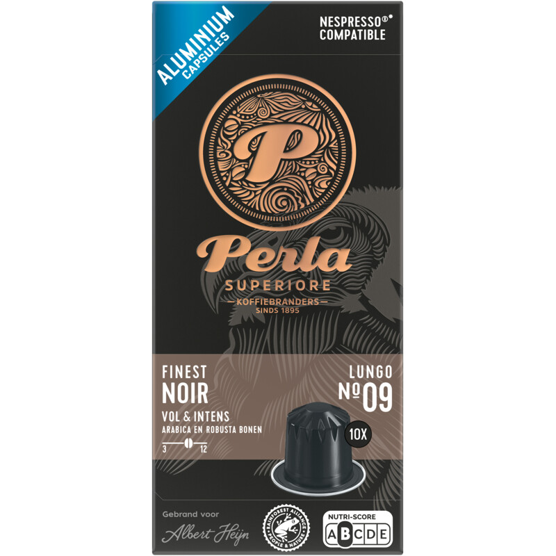 Een afbeelding van Perla Superiore Finest lungo noir capsules
