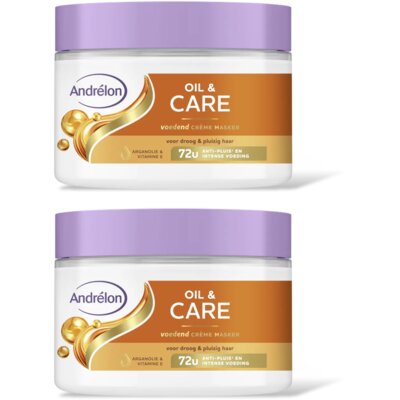 pdp-image-Andrélon Oil & care voedend crème masker 2-pack