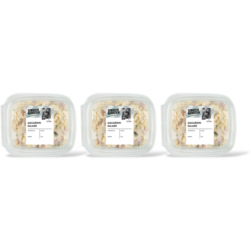 Streeckgenoten Macaronisalade 3-pack