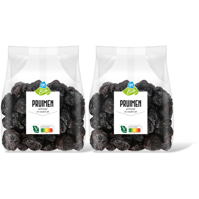 AH Biologisch Pruimen gedroogd zonder pit 2-pack