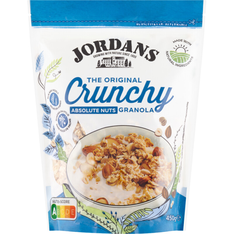 Een afbeelding van Jordans Crunchy absolute nuts granola
