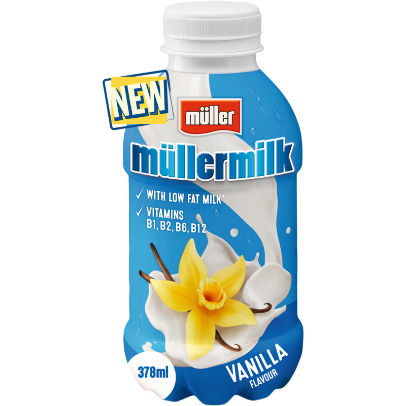 Een afbeelding van Müller Müllermilk vanilla flavour