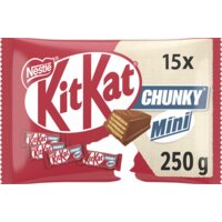 Een afbeelding van Kitkat Chunky mini melkchocolade uitdeelzak