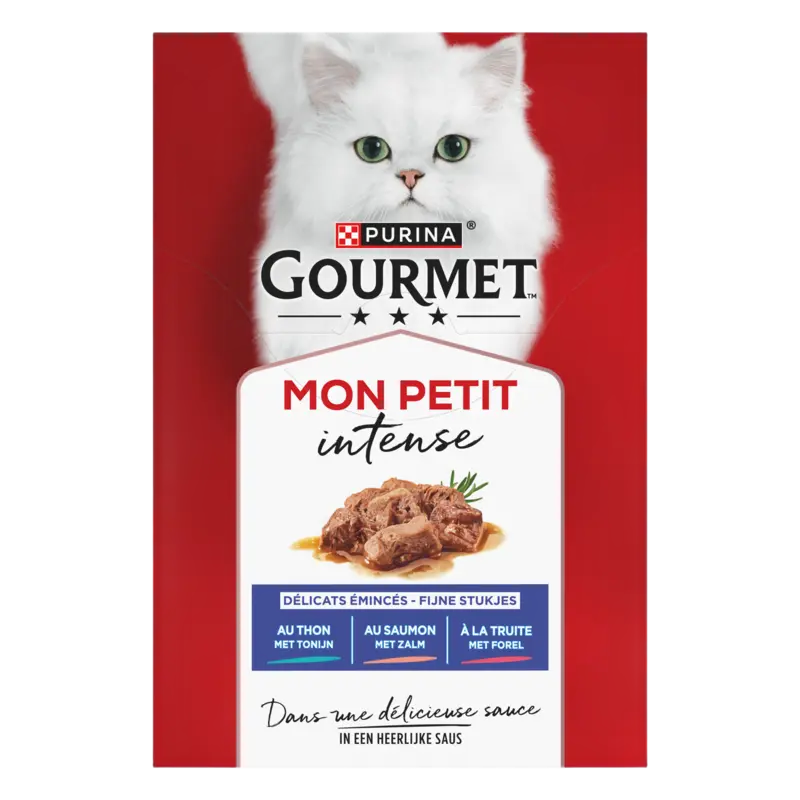 Gourmet Mon petit intense met tonijn zalm forel