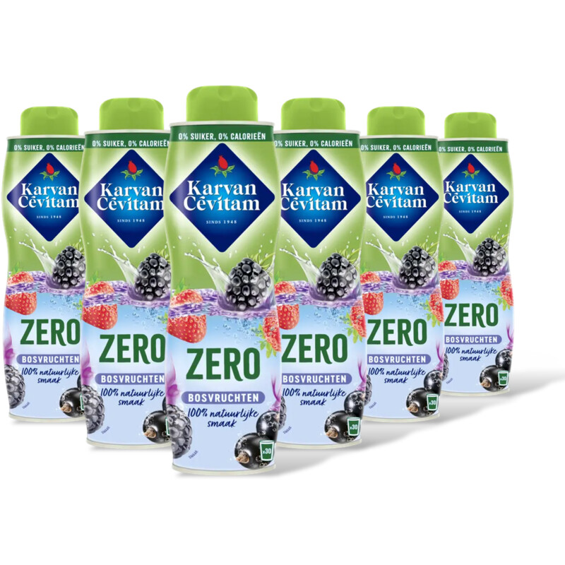 Karvan Cévitam Zero bosvruchten 6-pack