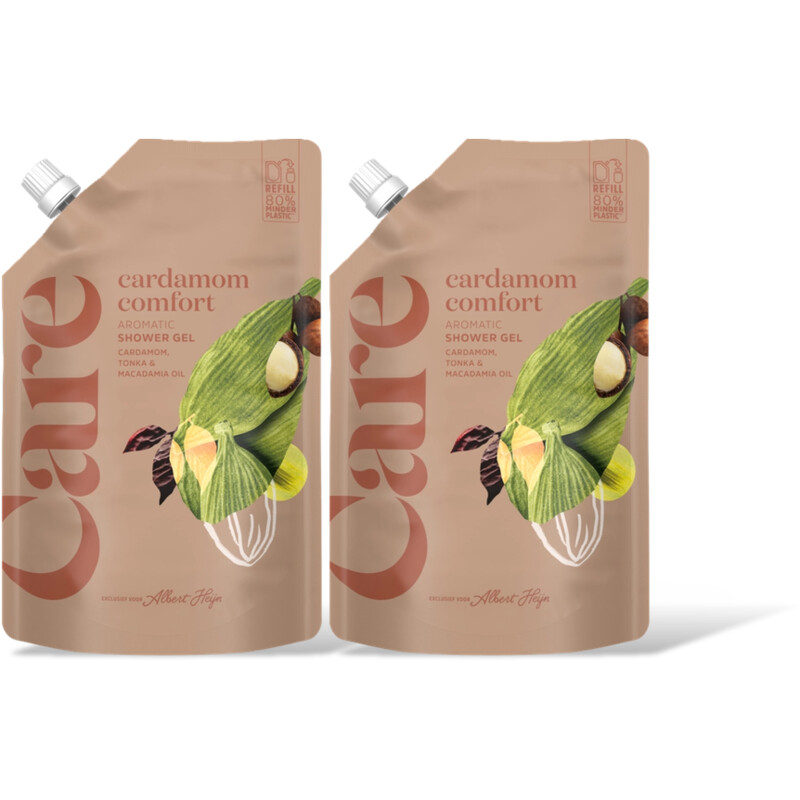 Care Cardamom shower gel refill 2-pack
