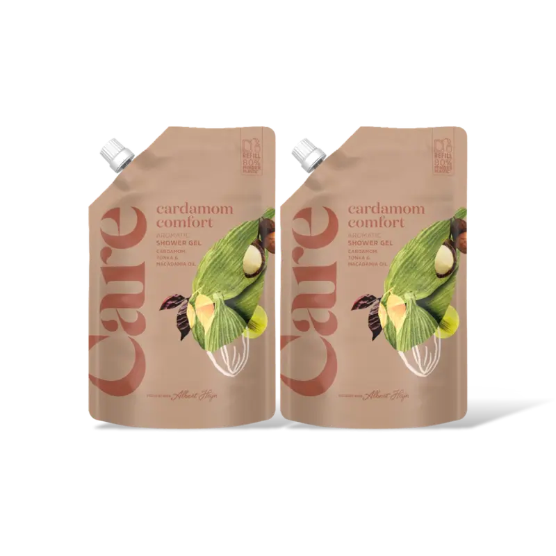 Care Cardamom shower gel refill 2-pack
