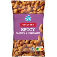 Een afbeelding van AH Spicy cashew & pindamix gezouten