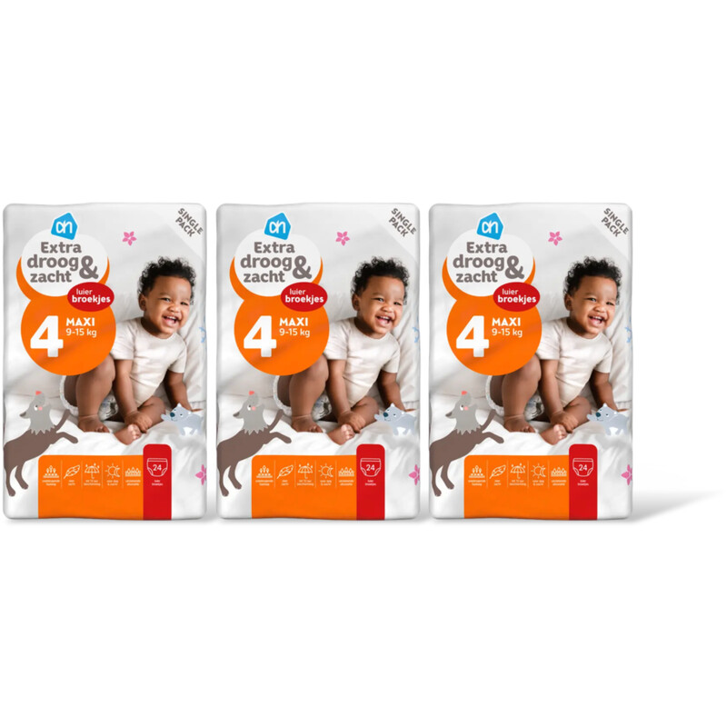 AH EDEZ luierbroekjes maat 4 3-pack