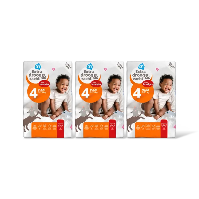 EDEZ luierbroekjes maat 4 3-pack